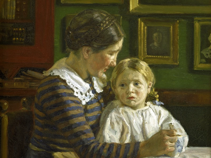 1856-Joakim Fredrik Skovgaard - Marie ottiene il cibo - 1906